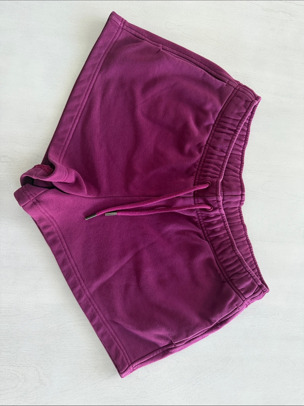 Athleta Berry Drawstring Athletic Shorts